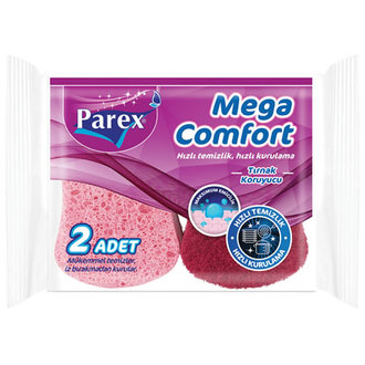 Parex Mega Comfort Oluklu Sünger 2'Li