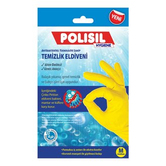 Polisil Antimikrobiyal Temizlik Eldiveni (Medium)