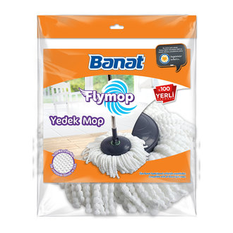 Banat Fly Mop Mikrofiber Yedek Paspas