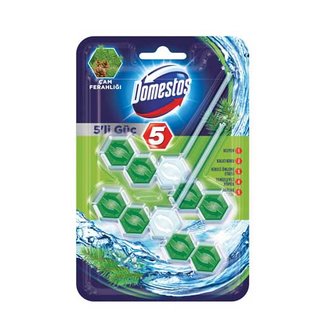 Domestos Çam Ferahlığı 5'li Güç Wc Blok 110 G 2'li Paket