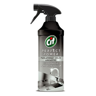 Cif Perfect Power Sprey Paslanmaz Çelik 435 Ml