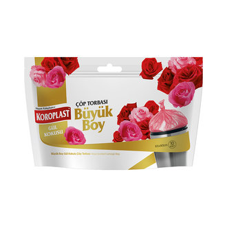 Koroplast Büyük Boy Çöp Torbası 65X80 Cm 10 Adet