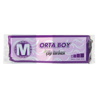 Migros Orta Boy Çöp Torbası 20'li