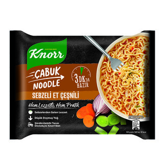 Knorr Sebzeli Et Çeşnili Çabuk Noodle 66 G