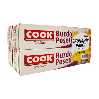 Cook Buzdolabı Poşeti (3+1) Orta Boy 120'li