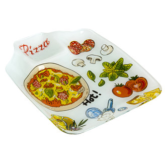 Touch Me Cam Pizza Tabağı 22 Cm (e18-ı41-2)