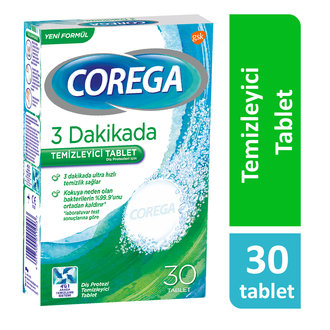 Corega Diş Protezi Temizleyici Tablet 30'Lu