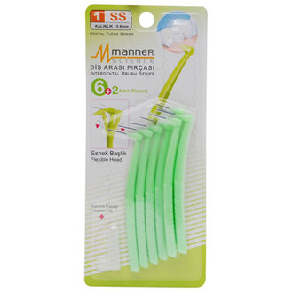 Manner Science Diş Arası Fırçası 8'Li L Tipi 0,8 Mm