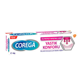 Corega Yastık Konforu Diş Protezi Yapıştırıcı Krem 40G