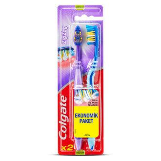 Colgate Zig Zag Orta 1+1 Diş Fırçası