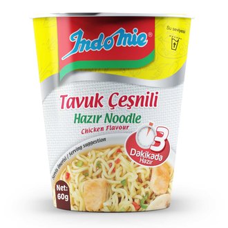 Indomie Tavuk Çeşnili Noodle (Bardak) 60G