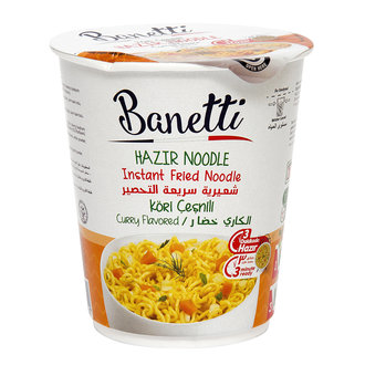 Banetti  Köri Çeşnili Bardak Noodle 65 G