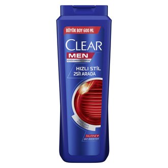 Clear Men Hızlı Stil 2Si1 Arada Şampuan 600 Ml