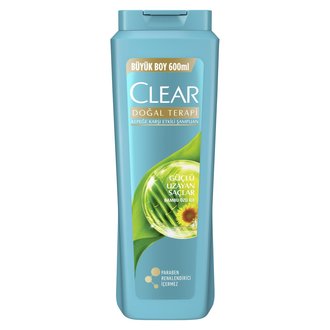 Clear Doğal Terapi Güçlü Uzayan Saçlar Şampuan 600 Ml