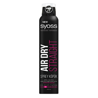 Syoss Air Dry Straight Sprey Köpük 200 Ml