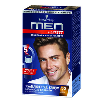 Men Perfect Erkek Saç Boyası 50 Açık Kahve