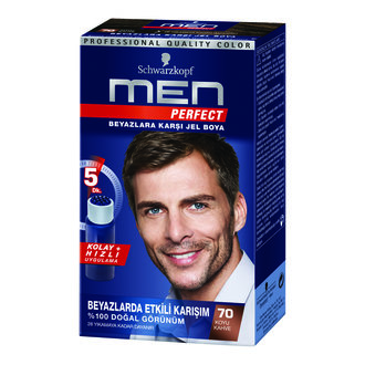 Men Perfect Erkek Saç Boyası 70 Koyu Kahve