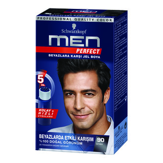 Men Perfect Erkek Saç Boyası 90 Siyah