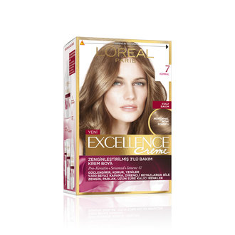 L'Oreal Excellence Creme Saç Boyası 7 Kumral 192 Ml