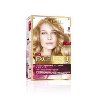 L'Oreal Excellence Creme Saç Boyası 8 Koyu Sarı 192 Ml