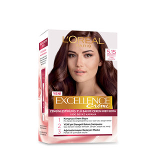 L'Oreal Excellence Creme Saç Boyası 5.15 Buzul Kahve