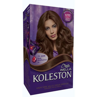 Koleston Set Saç Boyası 7/77 Işıltılı Kahve 218 Ml