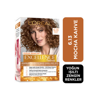 L'Oreal Excellence Intense Saç Boyası Mocha Kahve 6.13