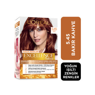 L'Oreal Excellence Intense Saç Boyası 5.45 Bakır Kahve